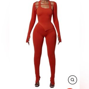 Top and legging from YAGI. New never worn